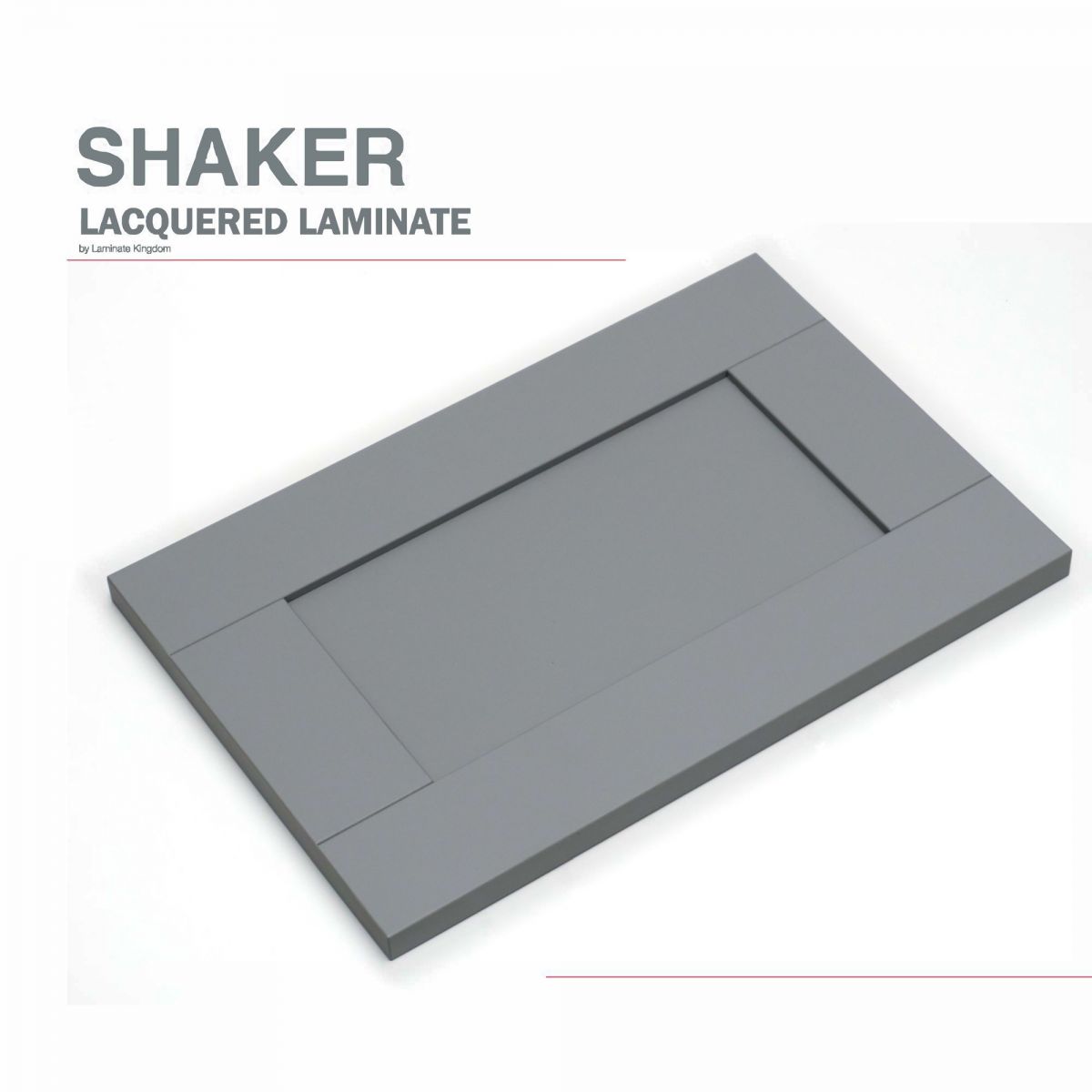 -  Biên dạng Cánh tủ Shaker Laminate Lacquered An Cường