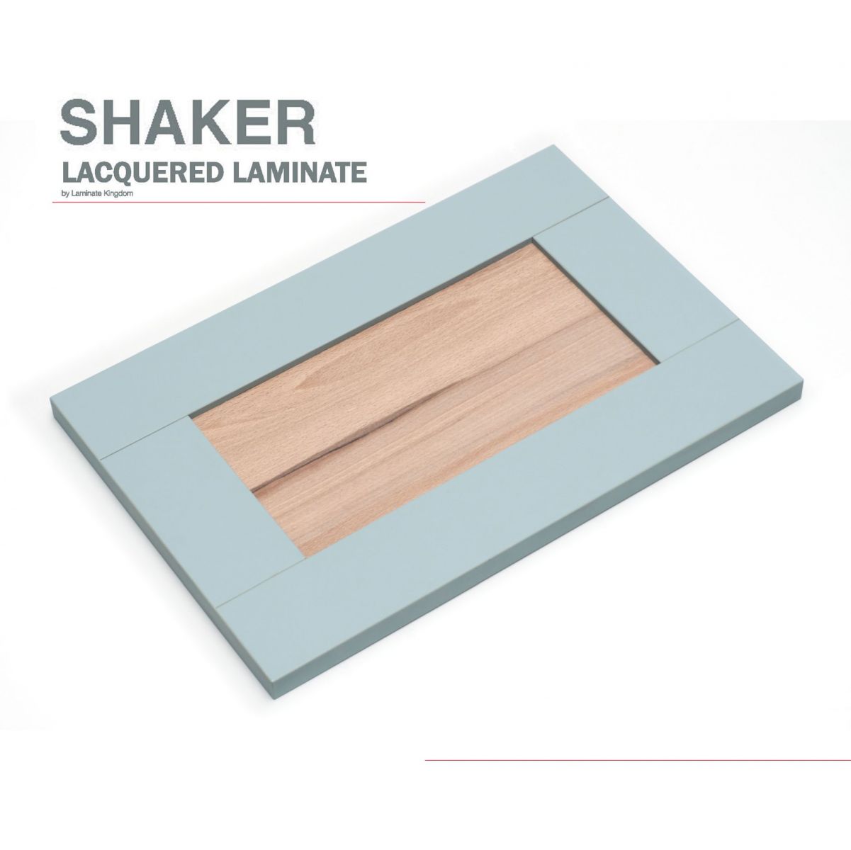 -  Biên dạng Cánh tủ Shaker Laminate Lacquered An Cường