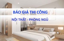 Báo giá thi công nội thất phòng ngủ hiện đại năm 2026 tại Ninh Bình