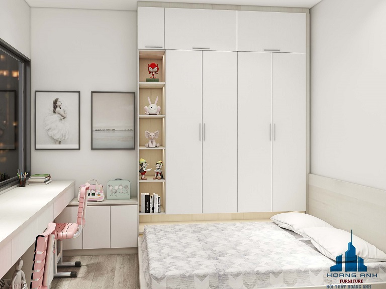Thiết kế phòng ngủ cho 2 con gái - Chị Lan Chinh - TP Ninh Bình