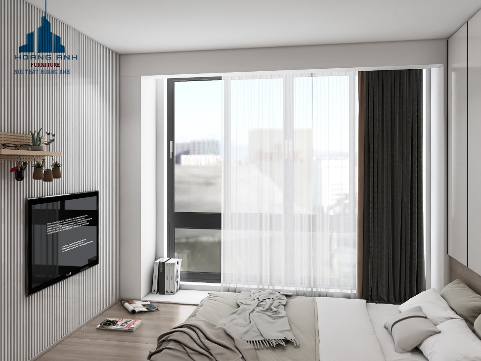 Thiết kế phòng ngủ hiện đại cho phòng diện tích nhỏ 12 m2 - Anh Mạnh - TP Thanh Hóa