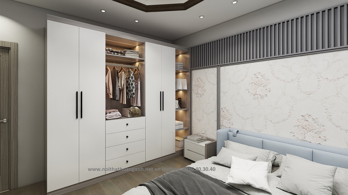 10 Mẫu thiết kế phòng ngủ 22 m2 - Chị Liễu - TP Ninh Bình