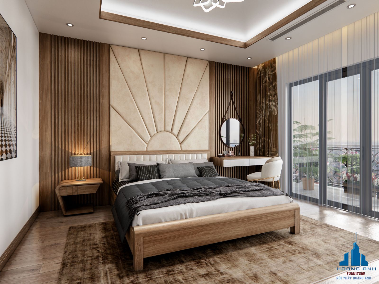 Thiết kế phòng ngủ đẹp nhà Anh Dũng tại Ninh Bình
