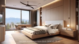 Phòng ngủ thiết kế hiện đại,tối ưu và tận dụng diện tích thông minh năm 2023