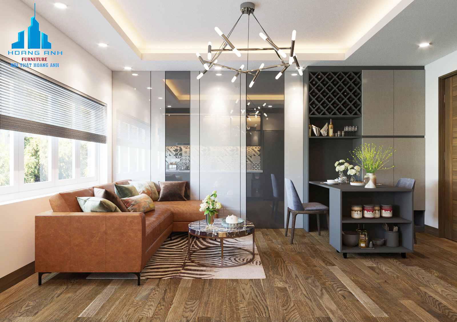 Căn hộ nhỏ hiện đại cho vợ chồng trẻ 