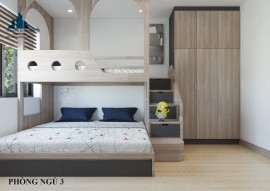 Thiết kế nội thất căn hộ Sportina OceanPark 3 phòng ngủ - Chị Hương